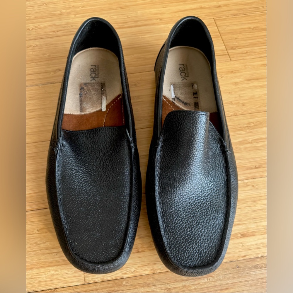 Men’s Leather Loafers Black